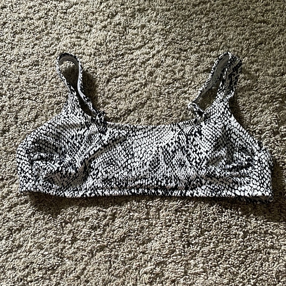 Target snake skin top